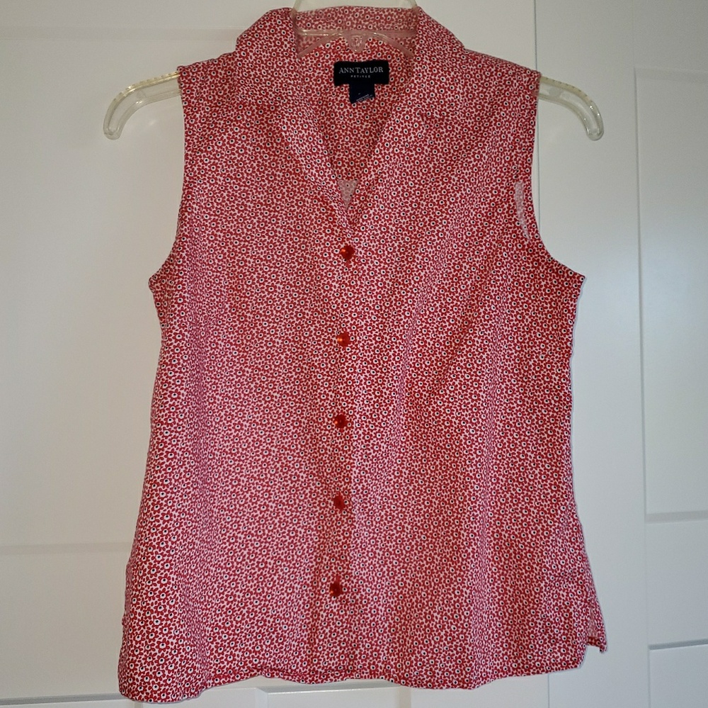 Women's Ann Taylor Sleeveless Top Size 6 Petite